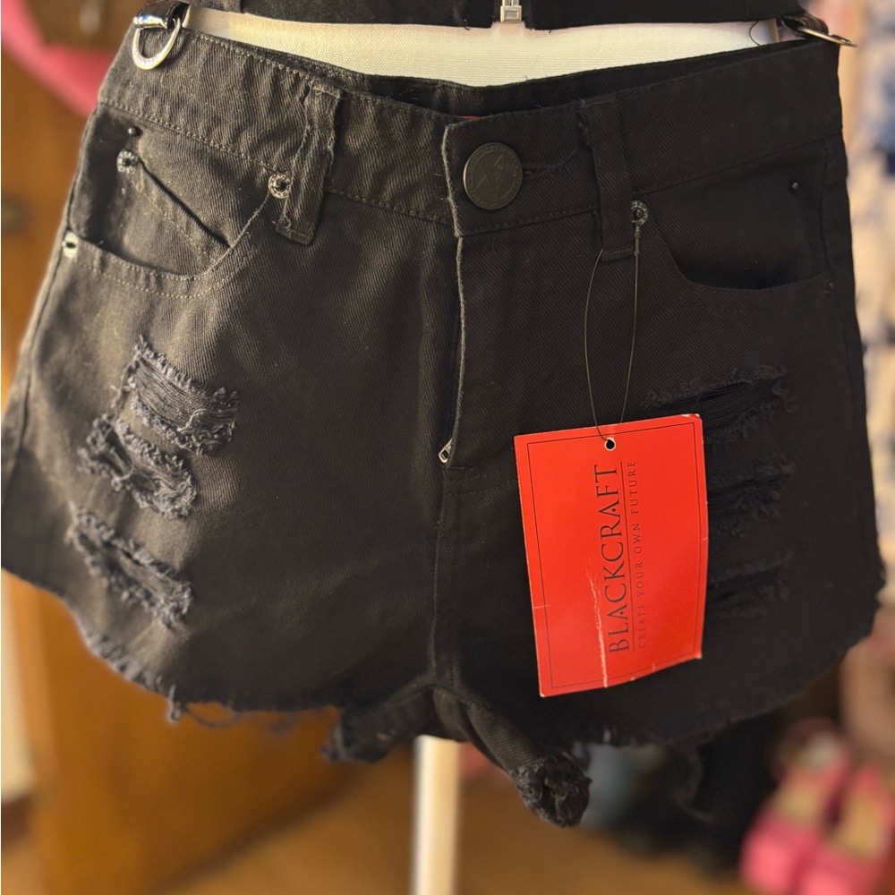 NWT BlackCraft Cult Distressed Shorts